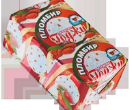 Мороженое пломбир ванильный с ягодами годжи в вафлях